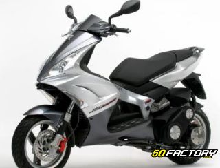 Technical sheet of the scooter Peugeot Jet Force 125cc - 50factory.com