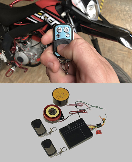 motorcycle and scooter alarms