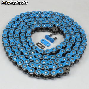 blue motorcycle chain