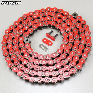 red motorcycle chain