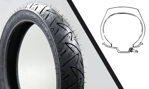 Tubeless motorcycle tires