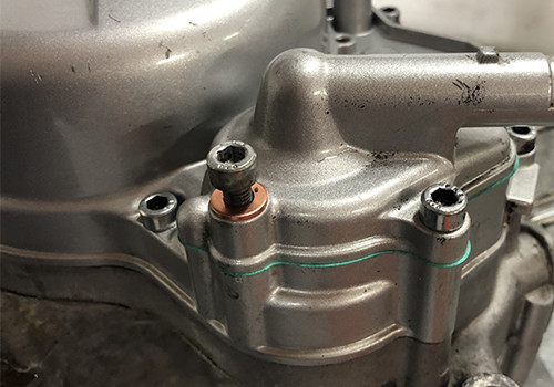 Joint cuivre pour pompe à eau AM6 Minarelli 50cc