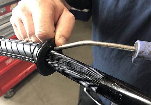 black handle racing pro scooter