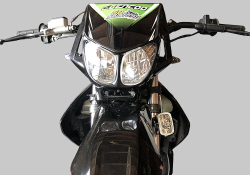 projecteur phare carré pour moto 50cc
