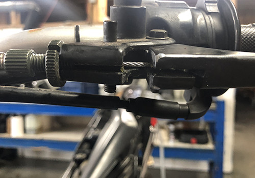 kit de reparación del cable del embrague de la motocicleta 50cc