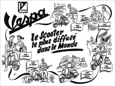 Vespa Kneipe 1960