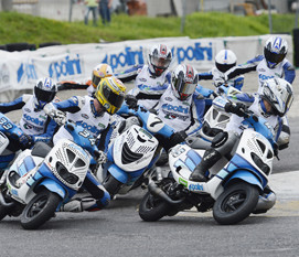 carrera de scooter Polini