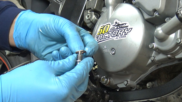 step 4 tutorial drain engine derbi euro 3