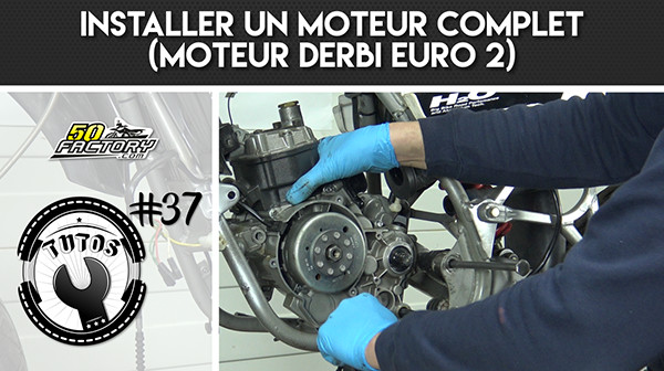 step 1 tuto change gearbox bearings derbi euro 2
