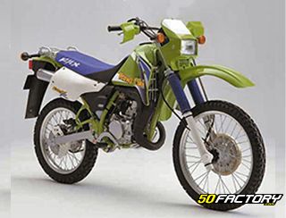 Motorize 4 pièces Set 1 Kawasaki KMX 125 KMX 125 KMX125 KMX125 E-marqué Moto Indicateurs Set