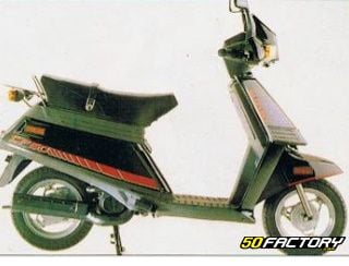 Technical sheet of the scooter Suzuki CP 50 50cc -