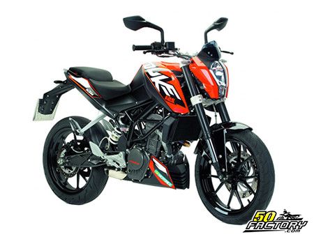 Orange F KTM DUKE 125 anno 2011-2015 MOTO MINI FRECCE LED 2st 