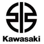 Logotipo da marca de motocicleta KAWASAKI