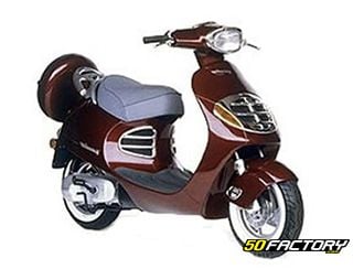 Technical Sheet Of The Scooter Malaguti Yesterday 50Cc - 50Factory.com