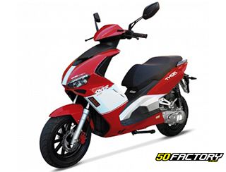 Technical Sheet Of The Over Bikes Scooter Thor 50Cc - 50Factory.com