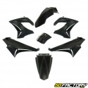 Kit de carenagem preto v5 Derbi Senda,  Gilera Smt, Rcr