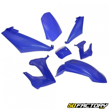 Kit de carenagem azul Derbi Senda,  Gilera Smt, Rcr