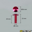 Pack 10 vis 6x20mm tuning rouge