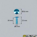 Pack 10 vis 6x20mm tuning bleu