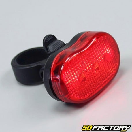 Rear bicycle led lighting