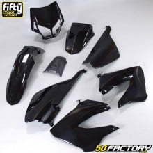 Kit de carenado Derbi Senda,  Gilera SMT,  RCR (2000 - 2010) Fifty negro