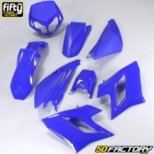 Kit carénages FACTORY bleu Derbi Senda DRD Racing