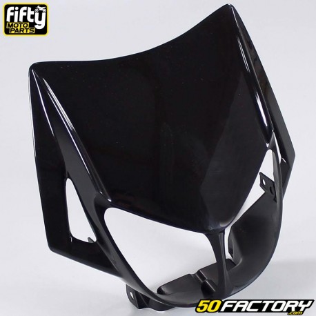 Headlight fairing
 FACTORY black Derbi Senda,  Gilera Smt, Rcr