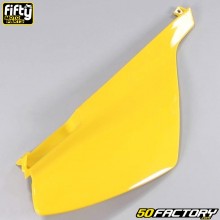 Carenado trasero derecho Derbi Senda,  Gilera Smt, Rcr Fifty amarillo