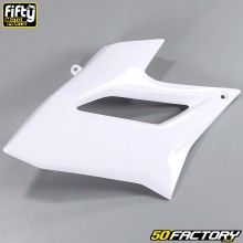 Carénage avant gauche Derbi Senda DRD Racing Fifty blanc