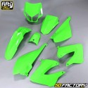 Kit de carenagem FACTORY verde Derbi Senda,  Gilera Smt, Rcr