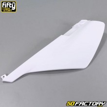 Seitenverkleidung hinten links Derbi Senda,  Gilera Smt, Rcr Fifty weiß