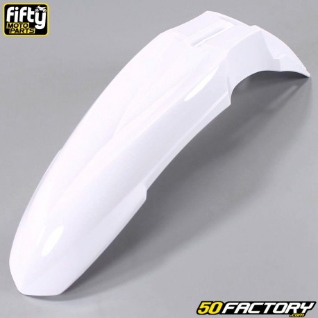 Guarda-lamas dianteiro FACTORY branco Derbi Senda,  Gilera Smt, Rcr