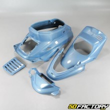 Kit carénages bleu ciel Mbk Booster, Yamaha Bws avant 2004 