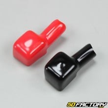 Cover battery terminals red and black