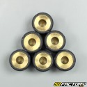 Rodillos de variador 12,5g 20x14,5 mm Aprilia,  Derbi,  Kymco,  Peugeot,  Piaggio,  Sym ...