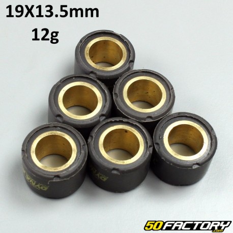 Variator rollers 12g 19x13,5 mm Aprilia, Italjet, Piaggio  et  Vespa