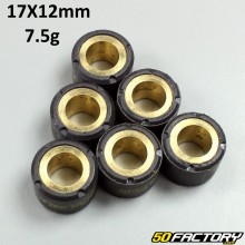 Rulli di variatore 7,5g 17x12 mm Aprilia SR50, Suzuki Katana...