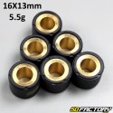 Inverterwalzen 5,5g 16x13 mm Baotian, Honda, Kymco,  Peugeot, Pgo, Piaggio  et  Sym.