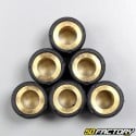 Rolos inversores 6g 16x13 mm Baotian, Honda, Kymco,  Peugeot, Pgo, Piaggio  et  Sym.