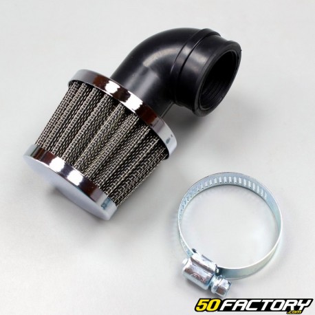 Bent horn air filter XL Chrome Power PHBG