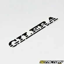 Aufkleber Gilera schwarz 234mm