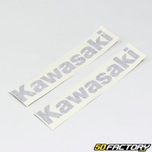 Stickers Kawasaki noir 230 mm (x2)