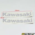 Stickers Kawasaki noir 230mm (x2)