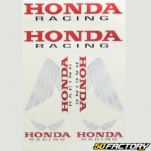 Aufkleberset Honda Racing rot und grau