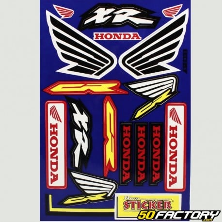 Planche de stickers Honda XR