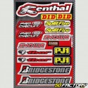 Set of stickers
 Renthal, Bridgestone