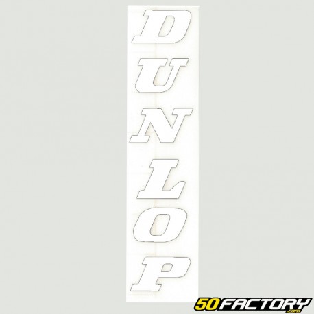 White Dunlop fork sticker 188mm
