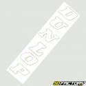 Weißer Dunlop GabelSticker  188mm