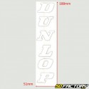 Weißer Dunlop GabelSticker  188mm