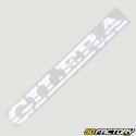 Sticker Gilera blanc 233mm